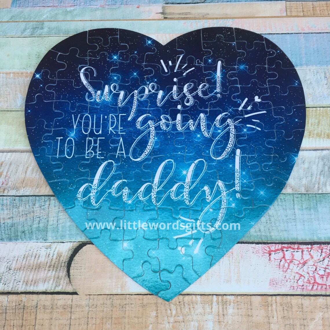 Sorpresa Vas a ser un papá Jigsaw / Papá para ser / Hazme Etsy