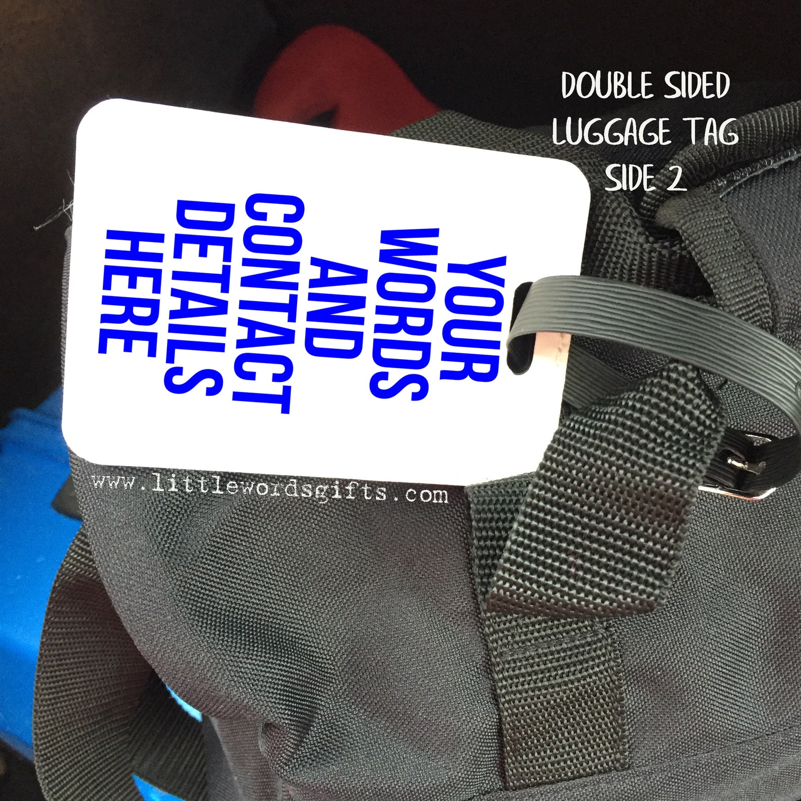 Personalised Medical Equipment Alert Medical Luggage Tag for Etsy UK