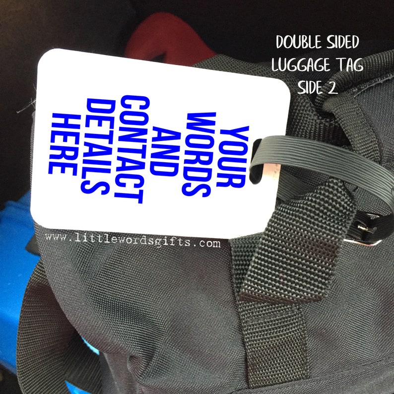 Personalised Medical Equipment Alert Medical Luggage Tag for Etsy UK