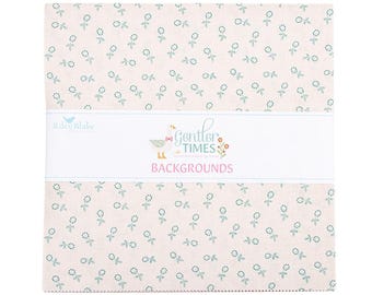 Fondos apilables Gentler Times de 25 cm, 42 piezas. Riley Blake