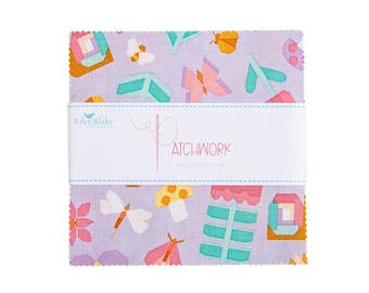 Riley Blake - Apilador de patchwork de 5 pulgadas, 42 piezas - Liza Taylor