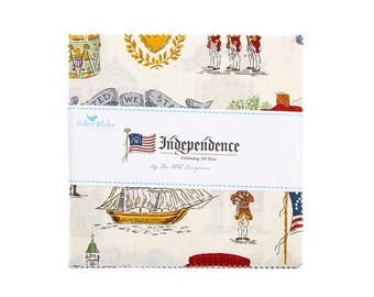 Apilador Independence de 10 pulgadas, 42 piezas. Riley Blake