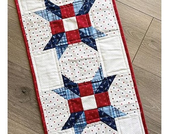 Kit de acolchado para camino de mesa Fairfield - Moda Independence Day