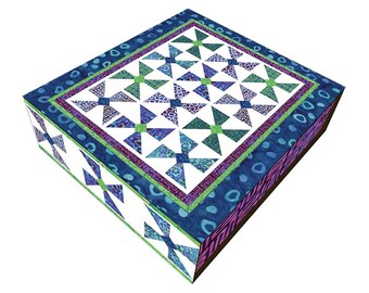 Kit de edredón Batiks Bold in Bloom