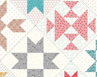 Stitch 107/108" Wideback Cheater Print Multi Riley Blake