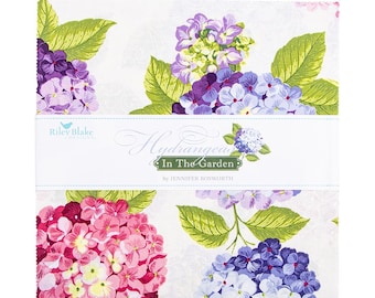 Hydrangeas in the Garden 10 Inch Stacker - Riley Blake