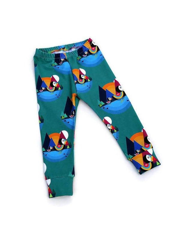 Organic Puffin Leggings, Unisex Leggings Baby to 14 Years, Puffin Gift for  Child, Made in the UK -  Canada