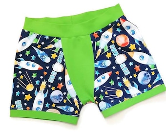 Bio-Boxershorts für Kinder, wählen Sie Ihren eigenen Druck, handgemachte Kinder-Boxerhosen, Bio-Baumwoll-Kinderboxer, Kinderunterwäsche