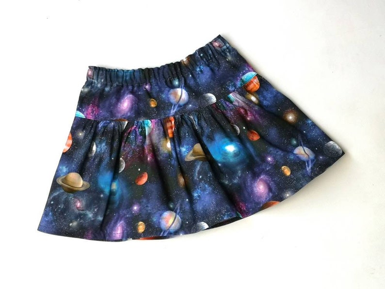 Planets Skirt Space Skirt Cotton Skirt Twirl Skirt Retro - Etsy