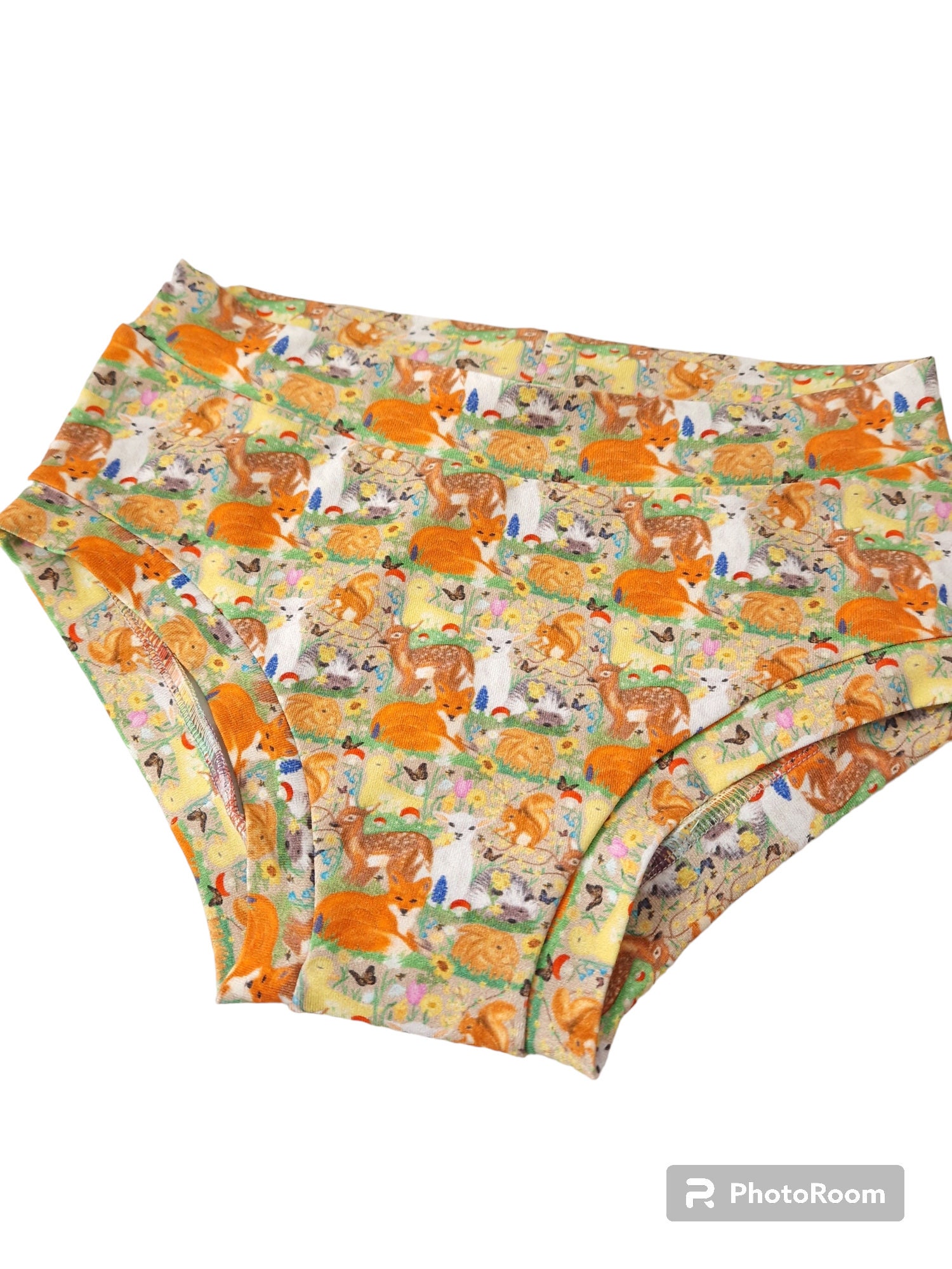 Zen Fox Red Fox Underpants Breathbale Panties Male Underwear Print