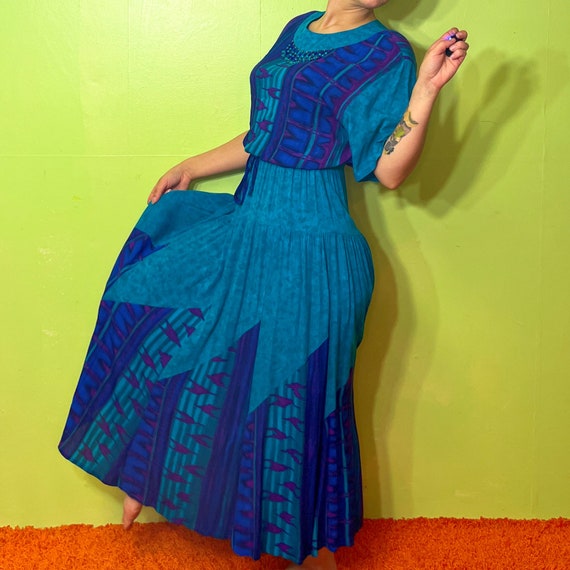 western style 1980s maxi dress - image 3