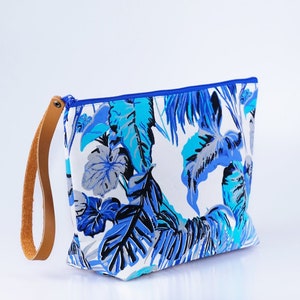 Floral Boho Clutch Tasche mit Kunstleder Kosmetiktasche Geldbörsen iPhone Brieftasche Reißverschluss Beutel Make-up Tasche Fall für Hippie Reise Hochzeitsgeschenk