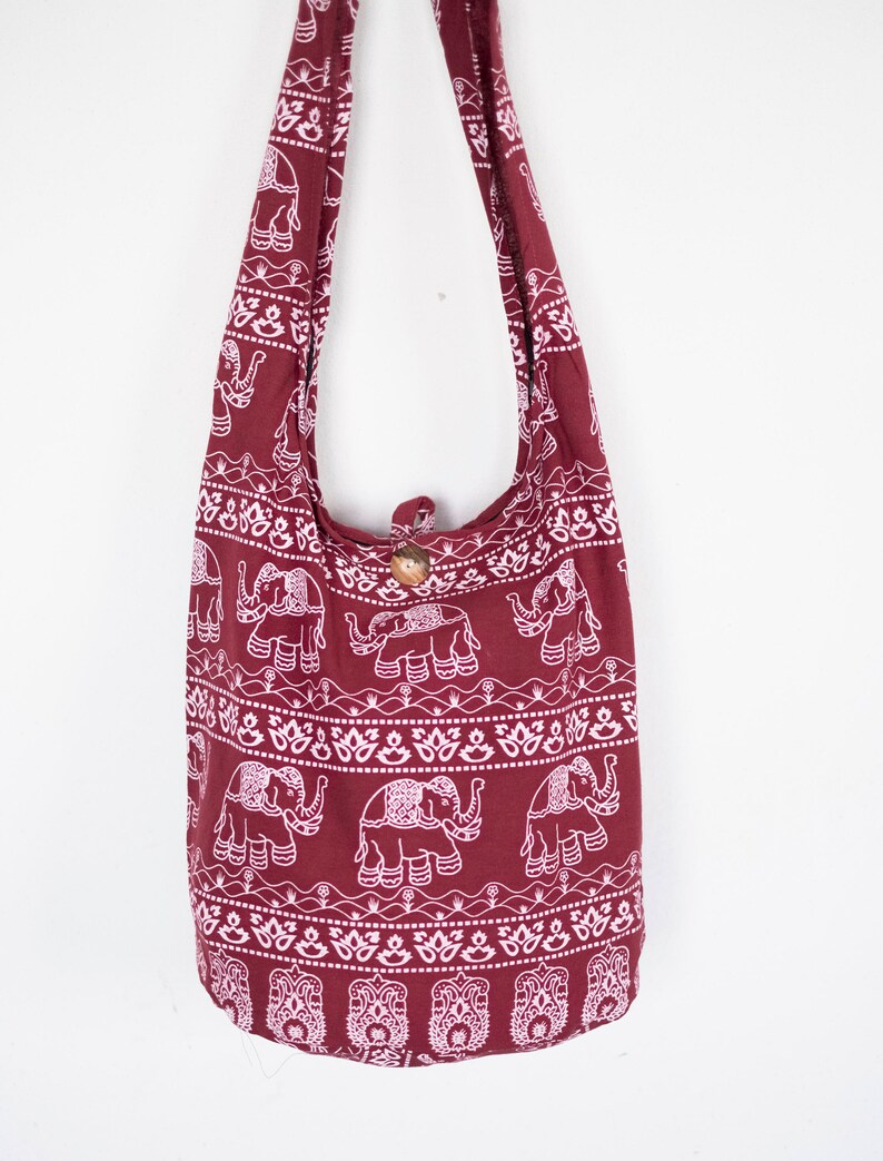 Elephants Sling Boho Shoulder Bag Crossbody Bag Messenger Bag Etsy