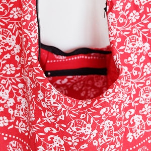 Thai Golden Elephant Print Crossbody Bags