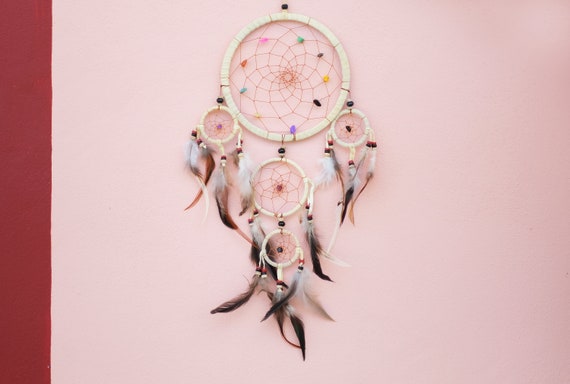 Dream Catcher wall hanging decoration ornament feathers bead feather long 22 /"