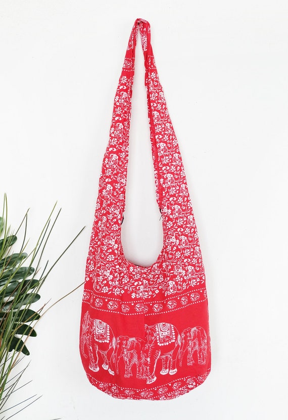 Thai Lotus Elephant Print Premium Backpack