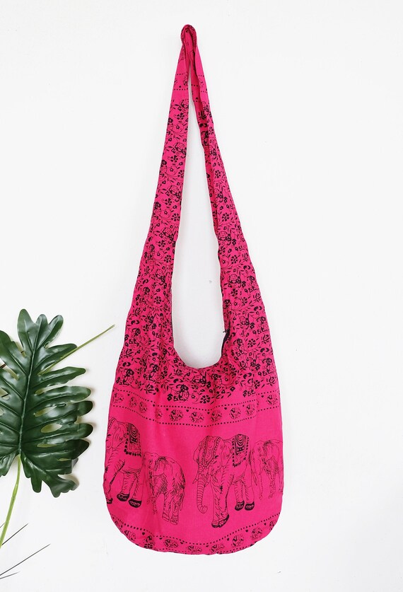 Thai Lotus Elephant Print Premium Backpack main image 1