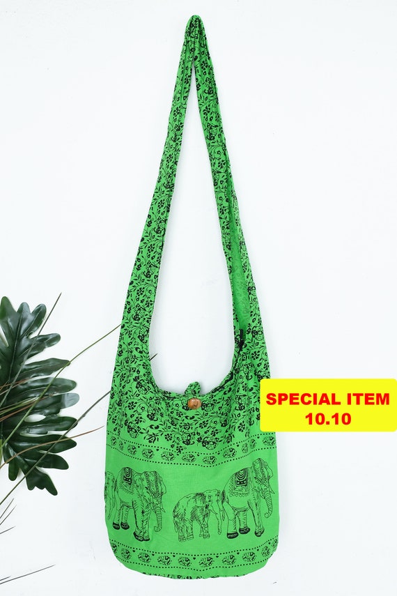 Thai Lotus Elephant Print Premium Backpack main image 0
