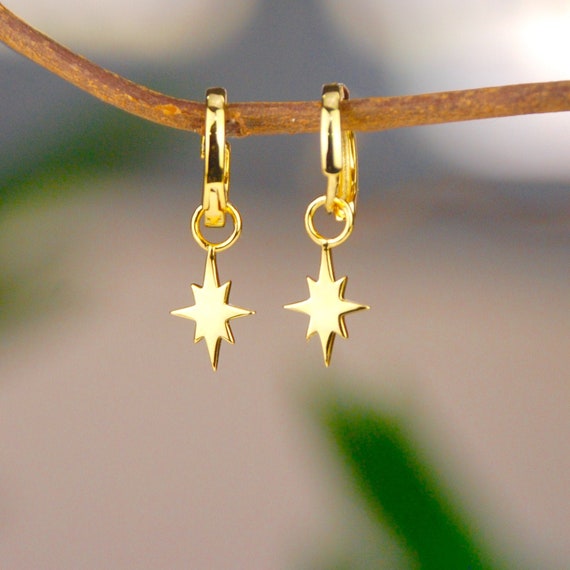 Star Shaped Hoop Earrings | SHEIN USA