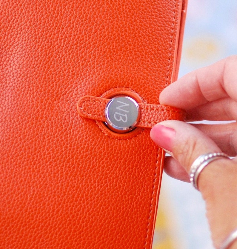 Personalised Carry All Travel Purse Faux Leather Purse Etsy