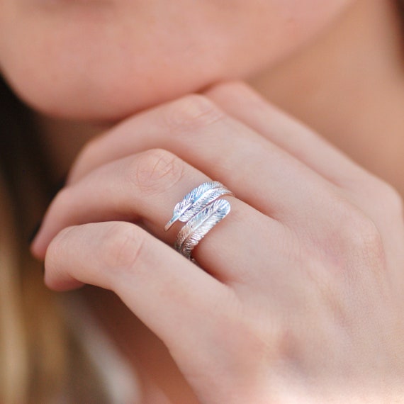 Feather 2024 thumb ring