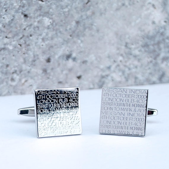 new dad cufflinks