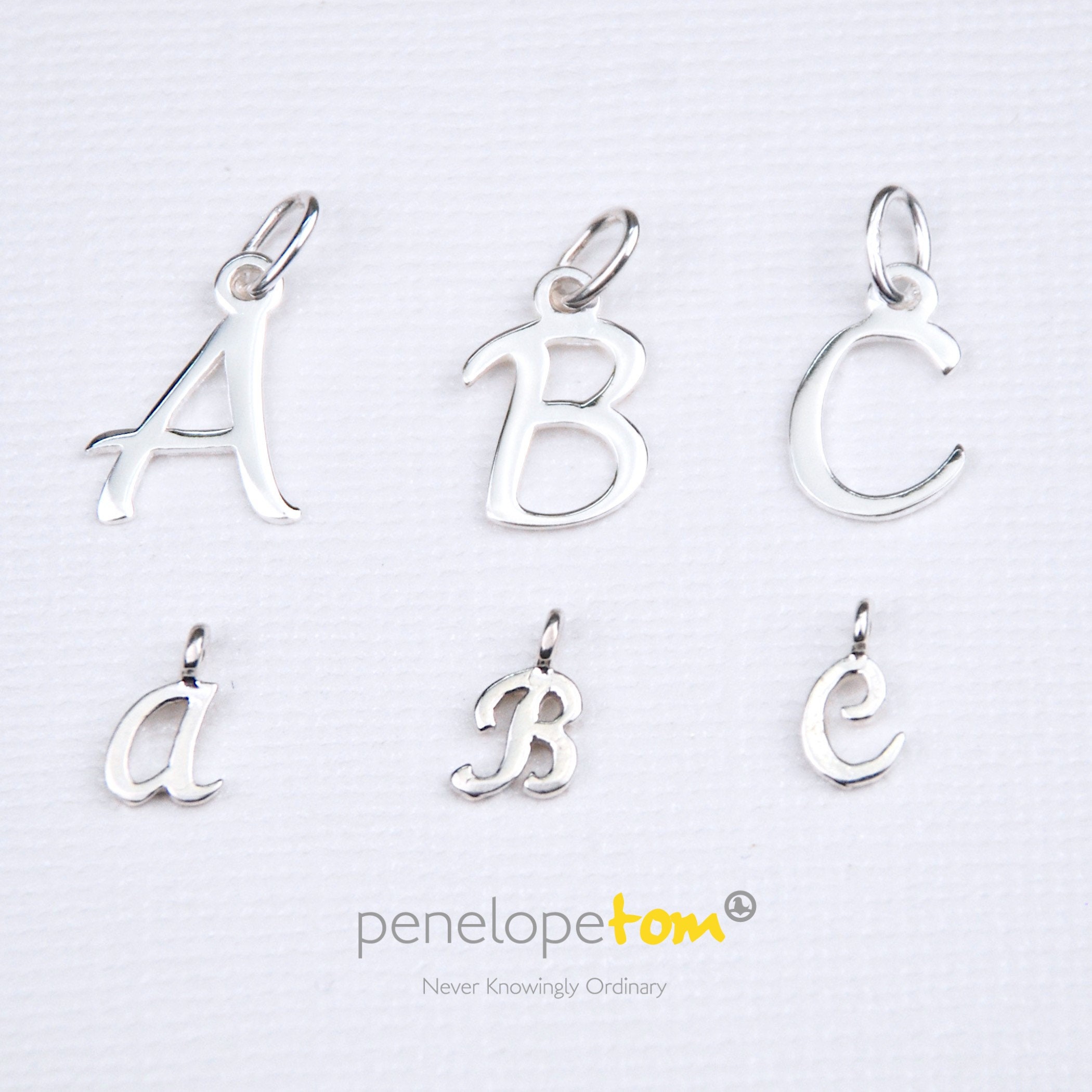 Charmalong™ Vertical Script Word Charms By Bead Landing™ in Silver