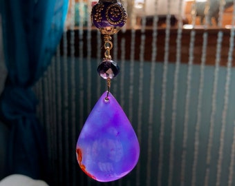 Purple Agate Suncatcher