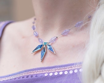 Elsa inspired necklace from Frozen 2 Prologue