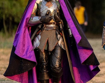 Elven Wool Cloak: Fantasy LARP Costume Cape