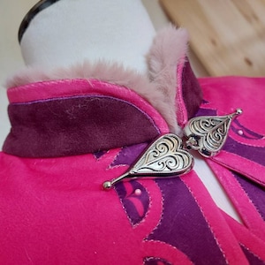 Frozen inspired Cape Heart Clasps/Hooks