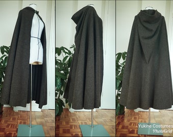 Lord Of The Rings Inspired Loden Wool Cloak