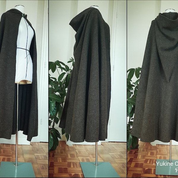 Lord Of The Rings Inspired Loden Wool Cloak