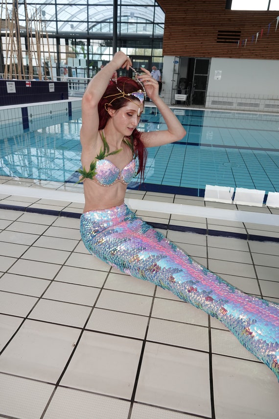 Aruba Mermaid Swim Leggings by Cape Cali