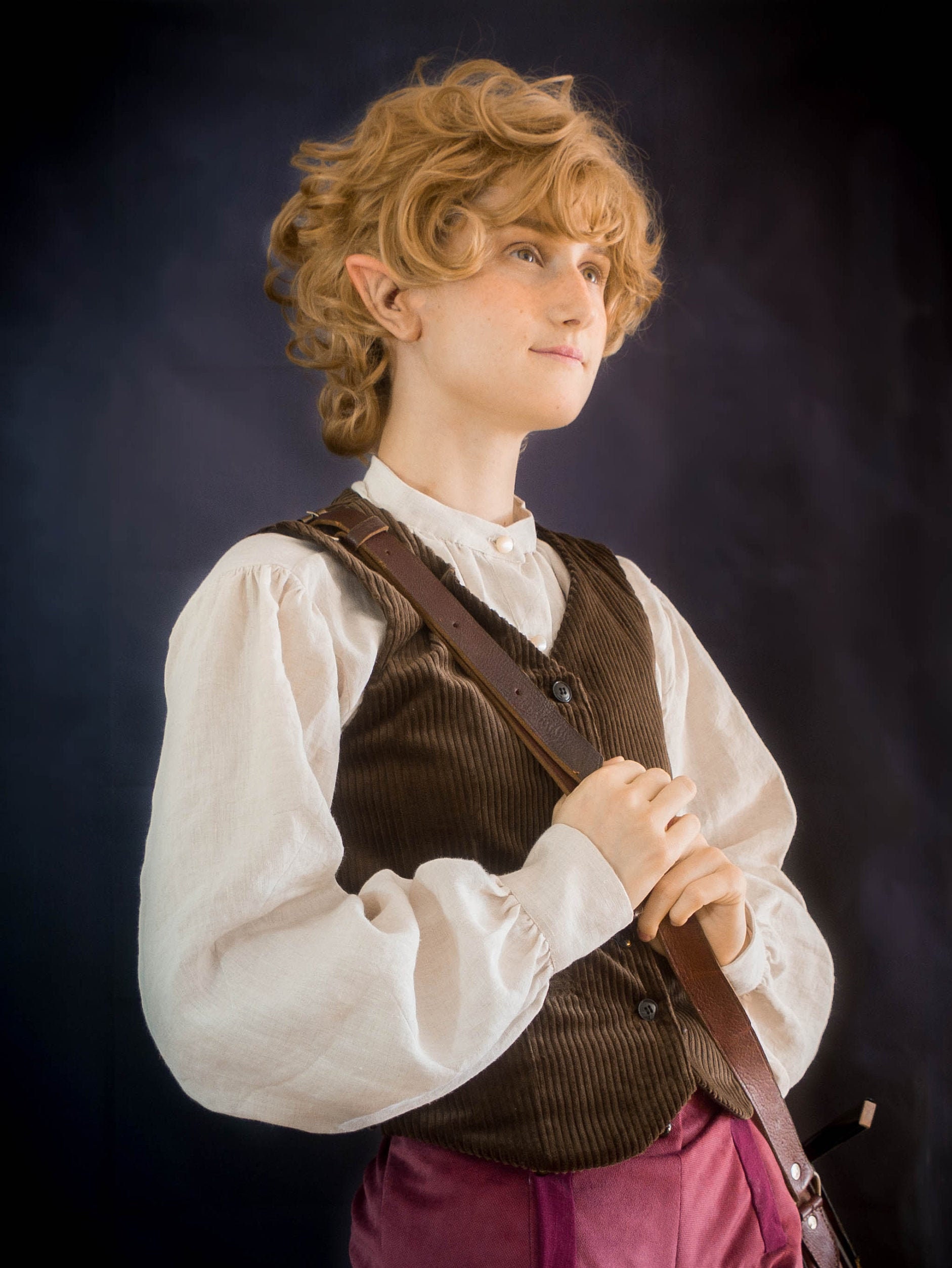 Lord of the Rings hobbit Wig fredegar Etsy