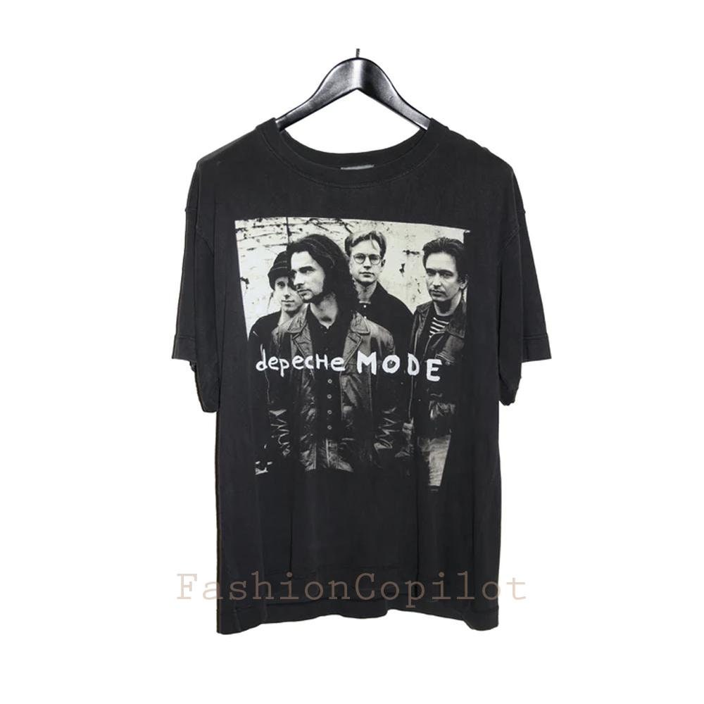 Vintage 90s Double Side Depeche Mode 1993 Devotional Tour Shirt, Rap  T-shirt, Rap Music Shirt