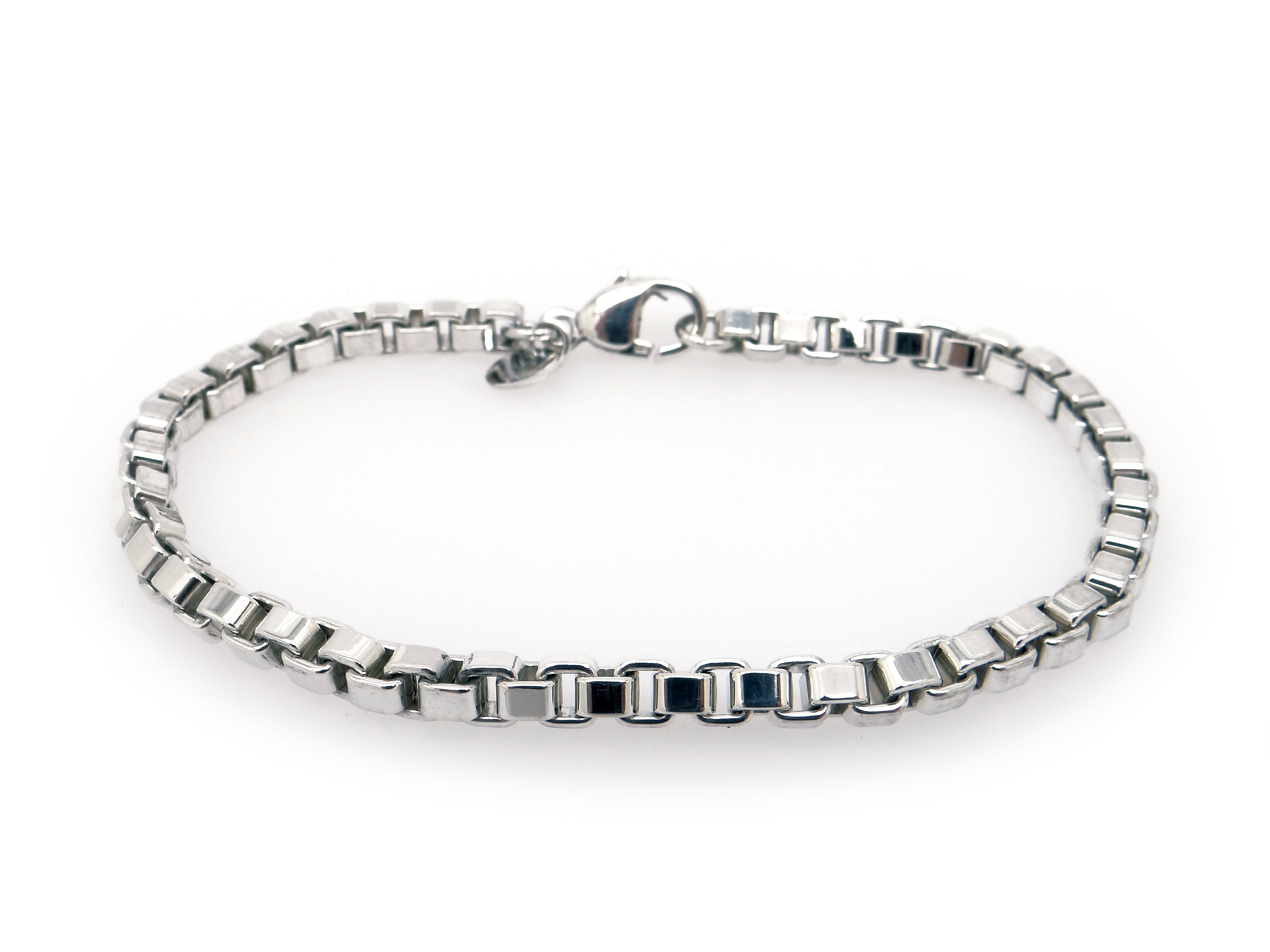 Tiffany & Co. Sterling Silver Venetian Link Bracelet W/ Box 14g 8