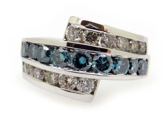 Blue diamond wide band - Gem