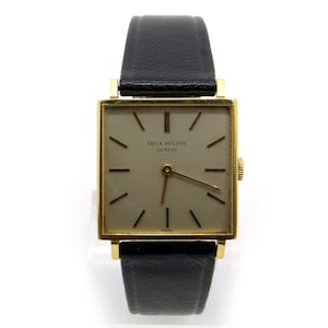 Patek Philippe Gondolo 18K Yellow Gold Square Case White Dial Manual Watch 3430
