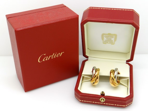 Cartier Trinity 18k Yellow White Rose Gold Classi… - image 1