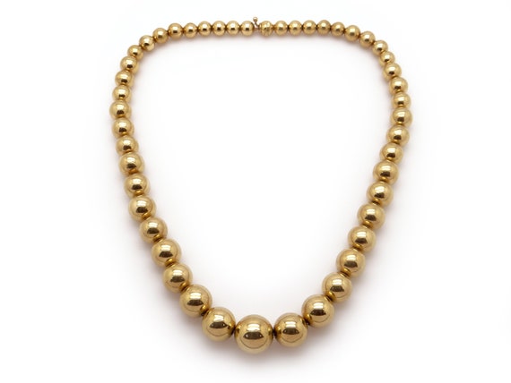 Tiffany \u0026 Co 18k Yellow Gold Graduated 