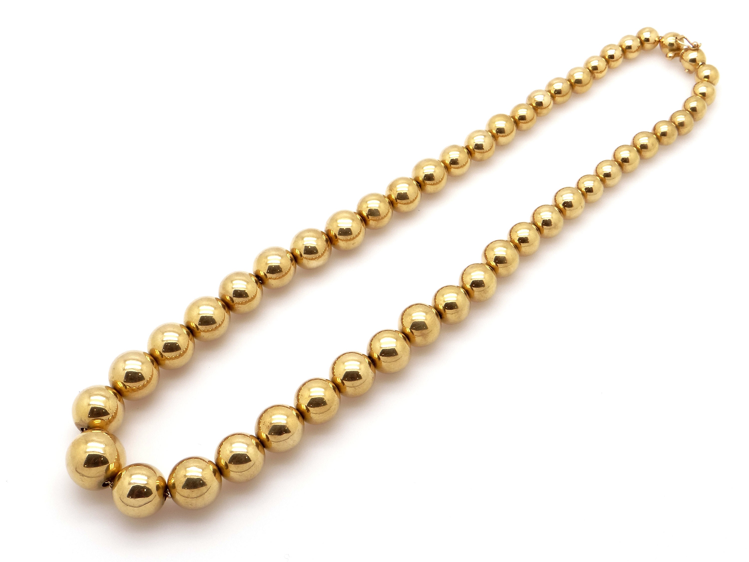 Tiffany \u0026 Co 18k Yellow Gold Graduated 