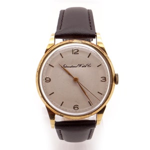 Vintage Men’s IWC Schaffhausen 18K Yellow Gold Manual Wind Watch