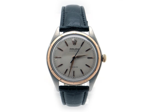 1949 Vintage Oyster Perpetual Big Bubble Steel Rose -