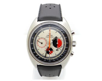 Omega Seamaster Soccer Timer Stainless 41mm Chronograph Watch 145.020 Cal 861