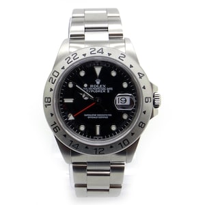 Rolex Explorer II 40mm Stainless Steel Black Dial Automatic Watch 16570