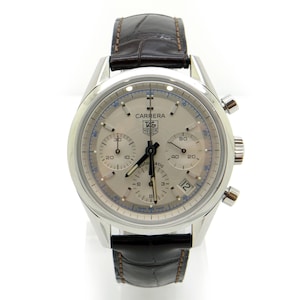 Tag Heuer Carrera Calibre 17 Steel 38mm Chronograph Automatic Date Watch CV2110