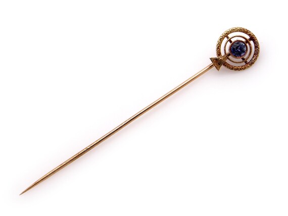 Round Filigree Stick Pin