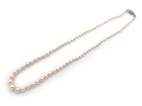 18 inch 2024 akoya pearl necklace