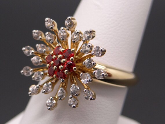 Striking LeVian 14k Yellow Gold 1ct Natural Fire … - image 4